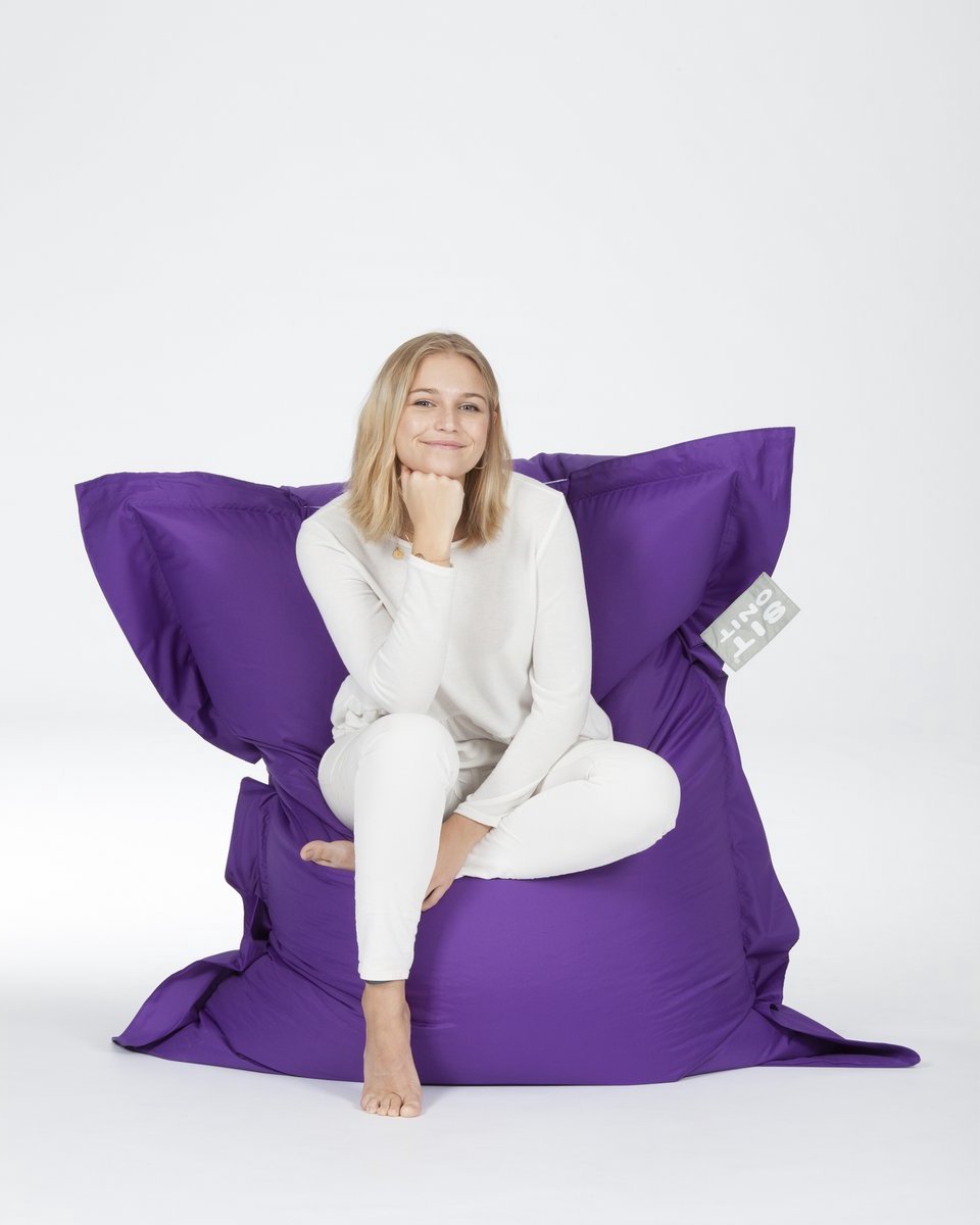 Zitzak Purple 165x135 Sit On It ....and Joy !!