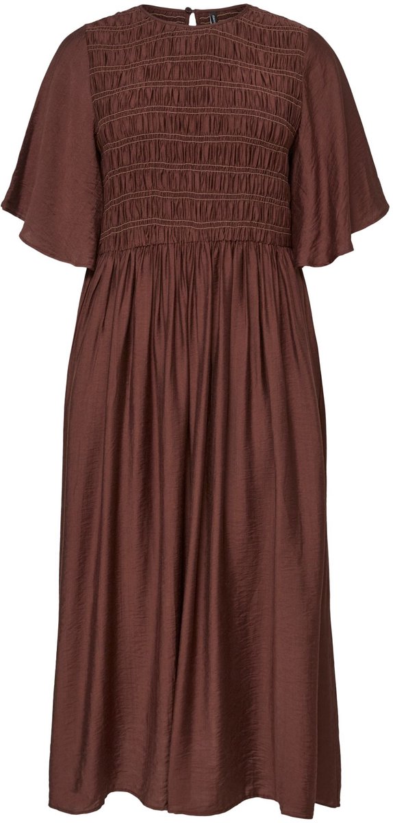 Vero Moda Curve Gesmokte jurk VMCNIA Midi-jurk