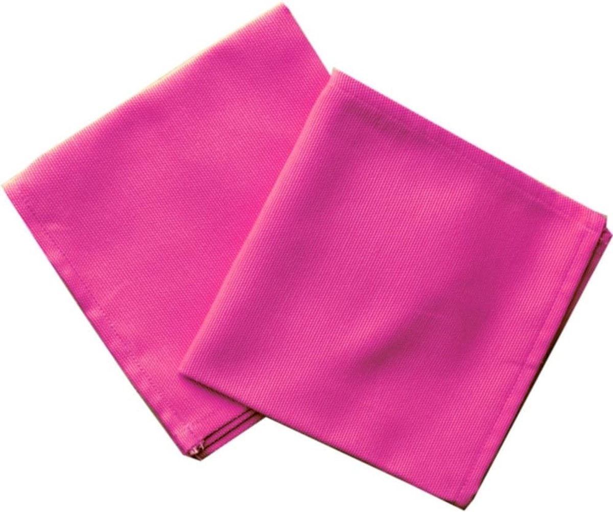 Servetten Set - Stoffen Servetten - Tafeldecoratie - Zachte Textuur - 40x40 cm - Oranje