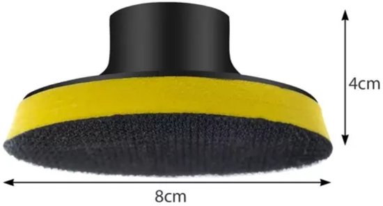 HUAWELL 7 stuks 7 inch spons polijsten waxen polijstpads kit set compound auto polijstmachine M14 boor adapter kit (7 inch