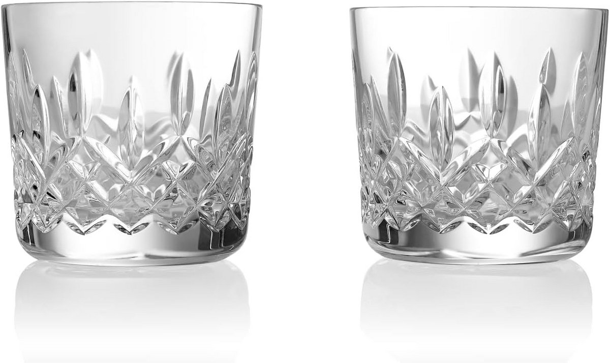 Drinkglazen Set - Kristallen Glazen - Warme Dranken - Handwas Aanbevolen - 8.1 cm Diameter