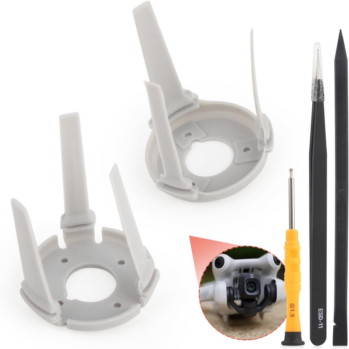 Gimbal Dempers - Schokdempers Camera - Drone Reparatie - Met Gereedschapsset - 18 x 12.6 cm