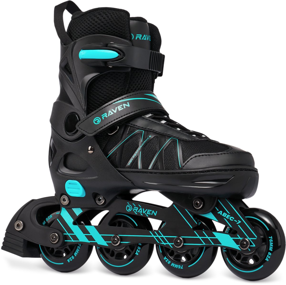 RAVEN Expert Verstelbare Skeelers 40-43 Zwart