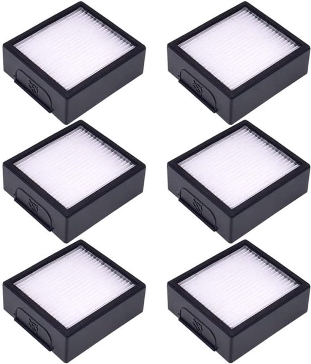 HEPA-filter - 6 stuks - Geschikt voor Combo for Roomba i3 i3+ i7 i7+ i4 i6 i6+i8 i8+/Plus E5 E6 E7 J7 - Geschikt voor iRobot Roomba Combo J7+ plus - robotstofzuiger HEPA-filters accessoirekit