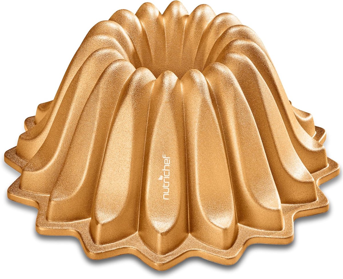 Tulband Bakvorm - Cakevorm Wreath - Taarten Bakken - Extra Dik Aluminium - 24 x 9 cm
