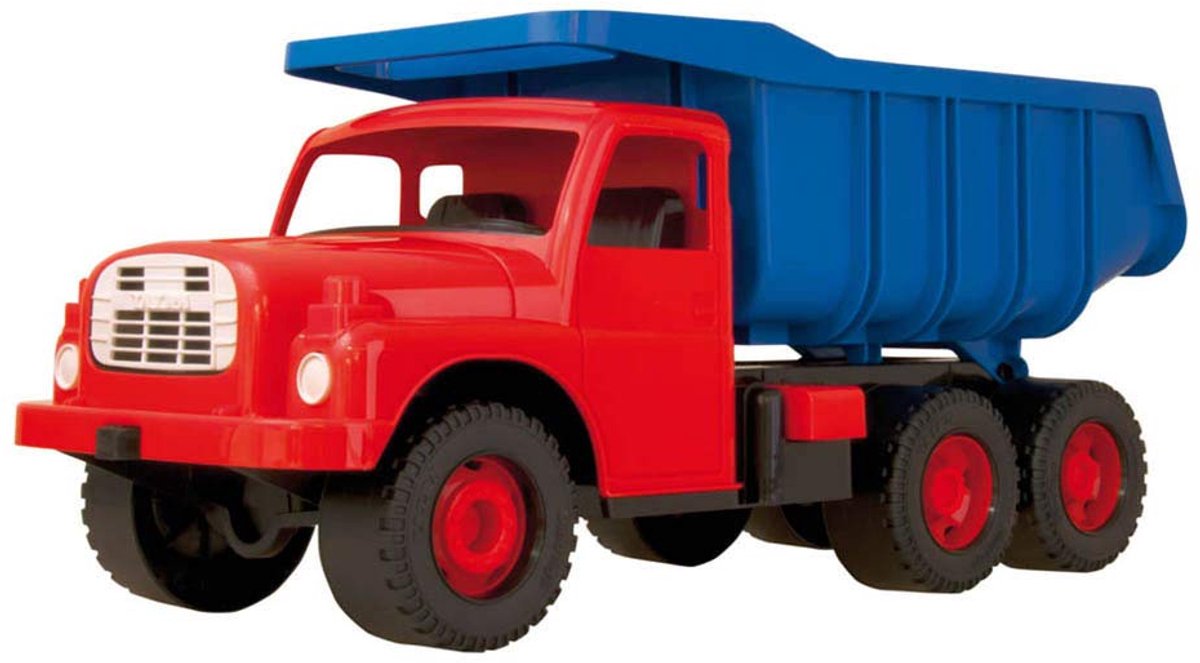 Dinotoys Kipper Truck Tatra 70 cm Blauw/rood