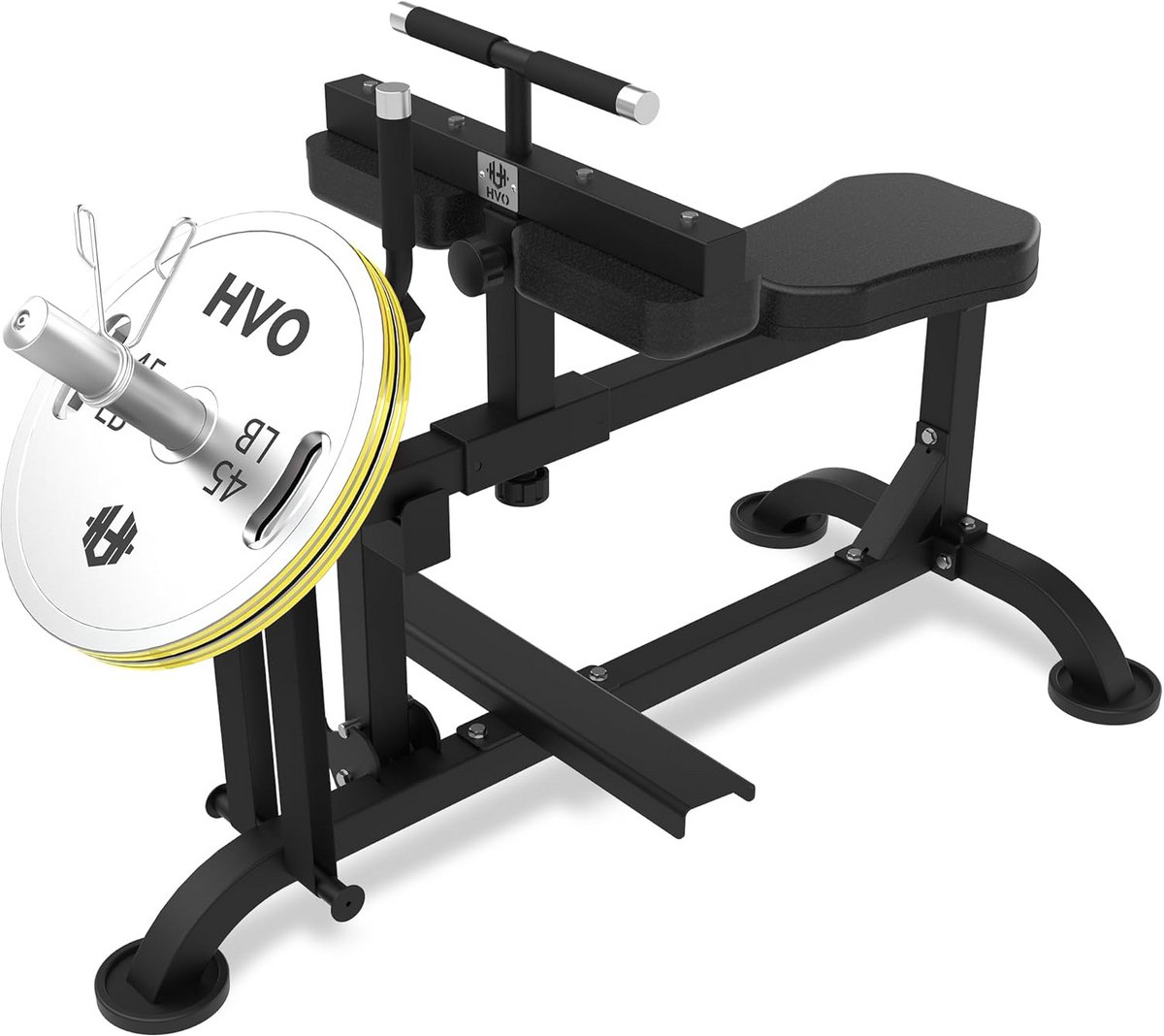 Kuitmachine Zittend - Been Trainer - Kracht Thuistraining - Zittende Houding - 133x66x84 cm - Zwart
