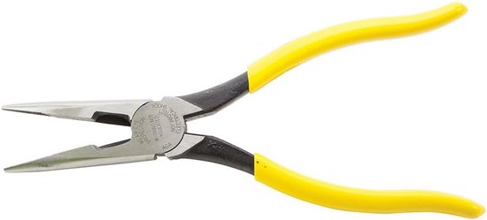 Tang met Lange Bek - Zijkniptang - Precisiewerk - Versterkt Ontwerp - 221 mm - Blauw/Zilver — afbeelding 4