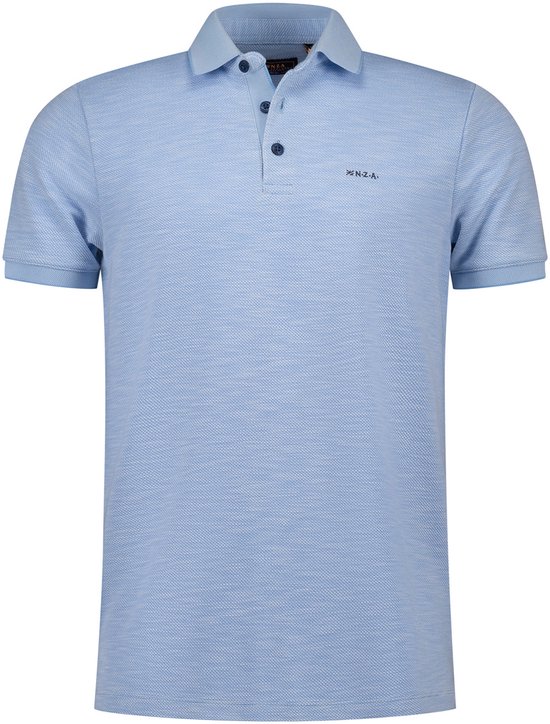 NZA New Zealand Auckland - Polo Korte mouw - Heren - XL - Sky Blauw - Modal - 26CN151