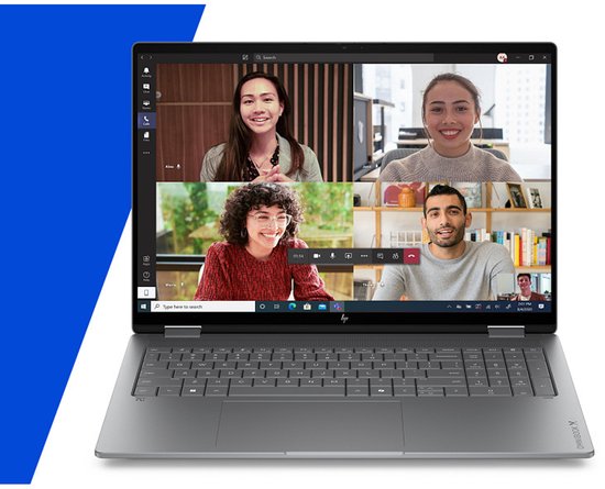 HP OmniBook X Flip 16-cc0750ndx – 16 inch 2-in-1 AI Laptop – AMD Ryzen AI 5 – Windows 11 Home - HP - Hoofdafbeelding