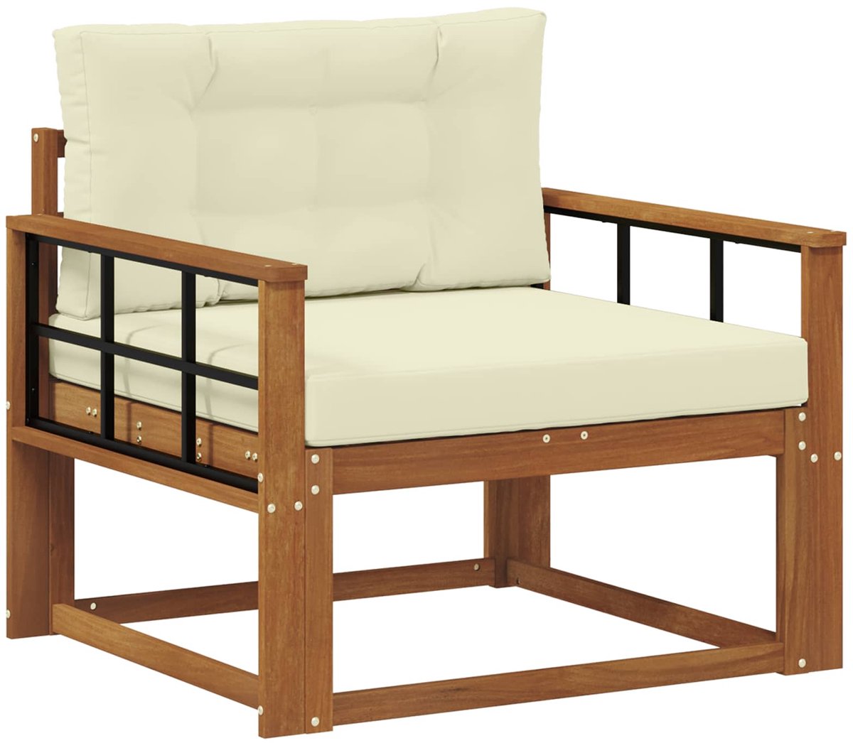 vidaXL - Buiten - Midden - Sofa - Naturel