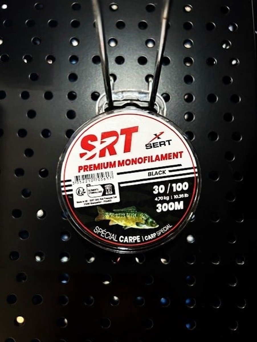 Sert Nylon SRT Speciaal Carpe 300m Zwart - Maat : 0.40mm
