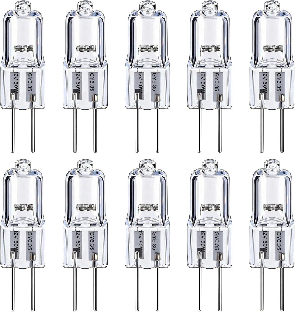 Halogeenlampen G4 Watt Lampen Afzuigkap Verlichting Flikkervrij Dimbaar 12V 50W Warm Wit