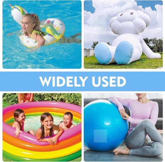 Reparatiepleisters Set - Zelfklevend Waterdicht - Outdoor Uitrusting Herstellen - Flexibel TPU Materiaal - Vierkant Rond Formaat - Transparant van Merkloos — afbeelding 4