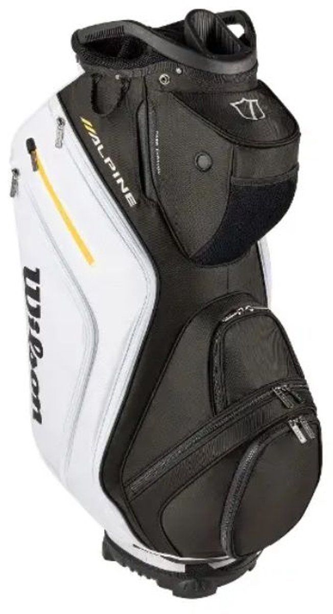 Wilson Alpine Cartbag 2026 - Zwart Wit Oranje van Wilson — afbeelding 2