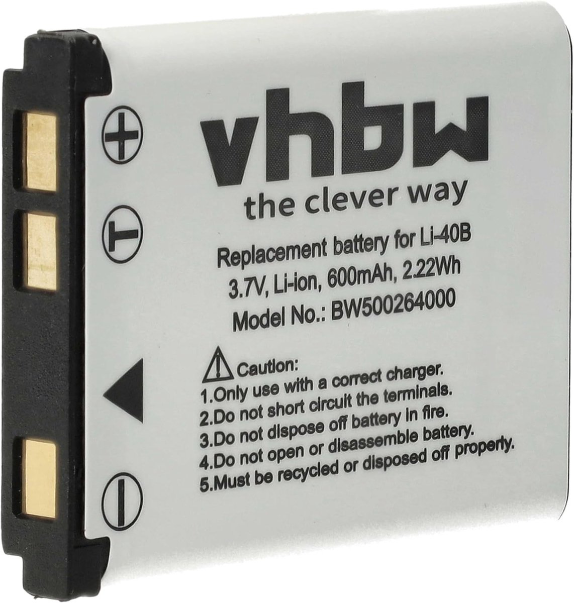 Camera Batterij - Reserve Accu - Fotografie - Hoge Capaciteit 500mAh - Compact Formaat