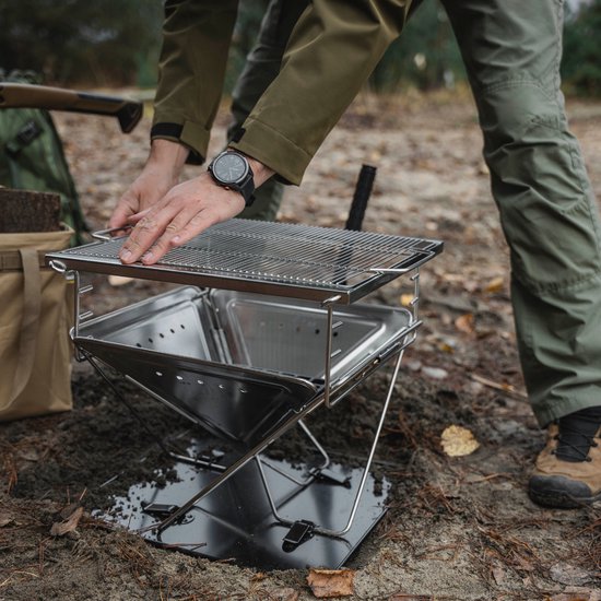 Offlander - Camping Grill - Opvouwbaar - Draagbaar - Groot van Merkloos — afbeelding 5