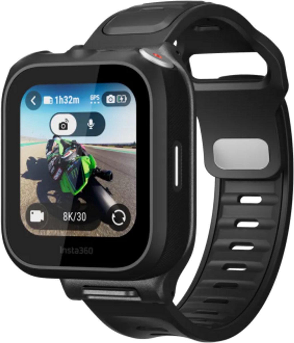 Insta360 – GPS Preview Remote with Built-In Mic - Horloge - Ingebouwde Microfoon