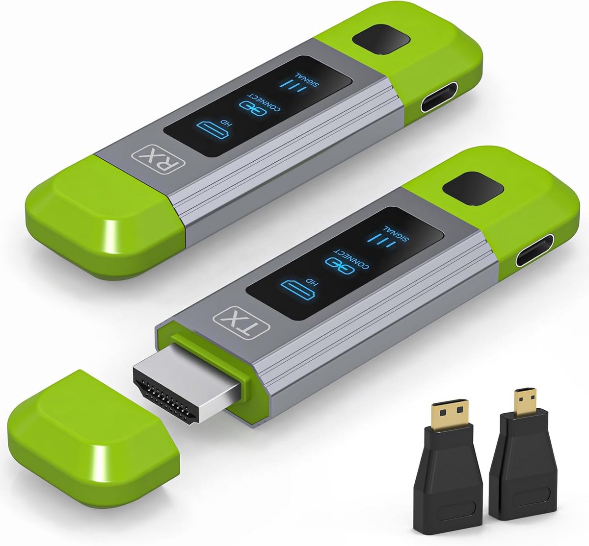 Draadloze HDMI Extender - Video Audio Zender - Beeld Delen - 100 Meter Bereik - 4K HD Ondersteuning