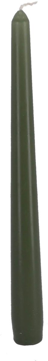 Bolsius Gotische kaarsen - 245/24 - 4 stuks per verpakking - Fresh Olive groen