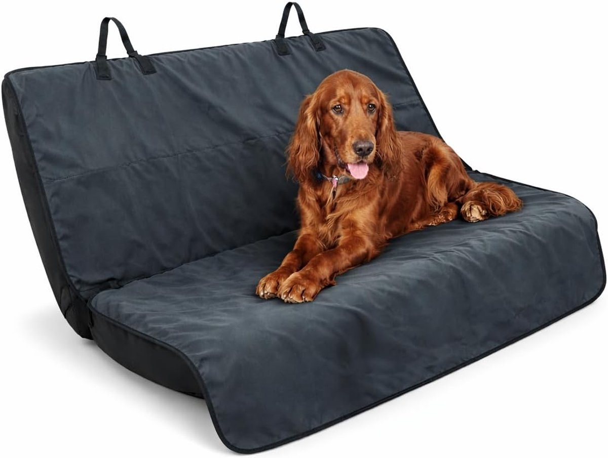 Autodeken Honden - Reisbescherming Auto - Veilig Vervoer - Waterafstotend Nylon - 130x110 cm - Grijs