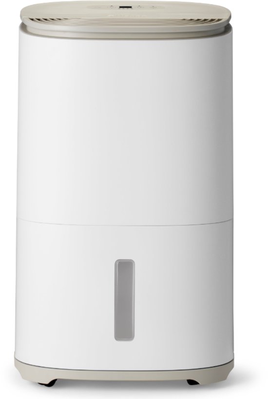 MeacoDry Arete One 20L - Kleur: Grijs (warm pebble) - Ontvochtigt tot 20L per dag – Voor ruimtes tot 100 m² - Zeer stil - Incl. wasdroogfunctie