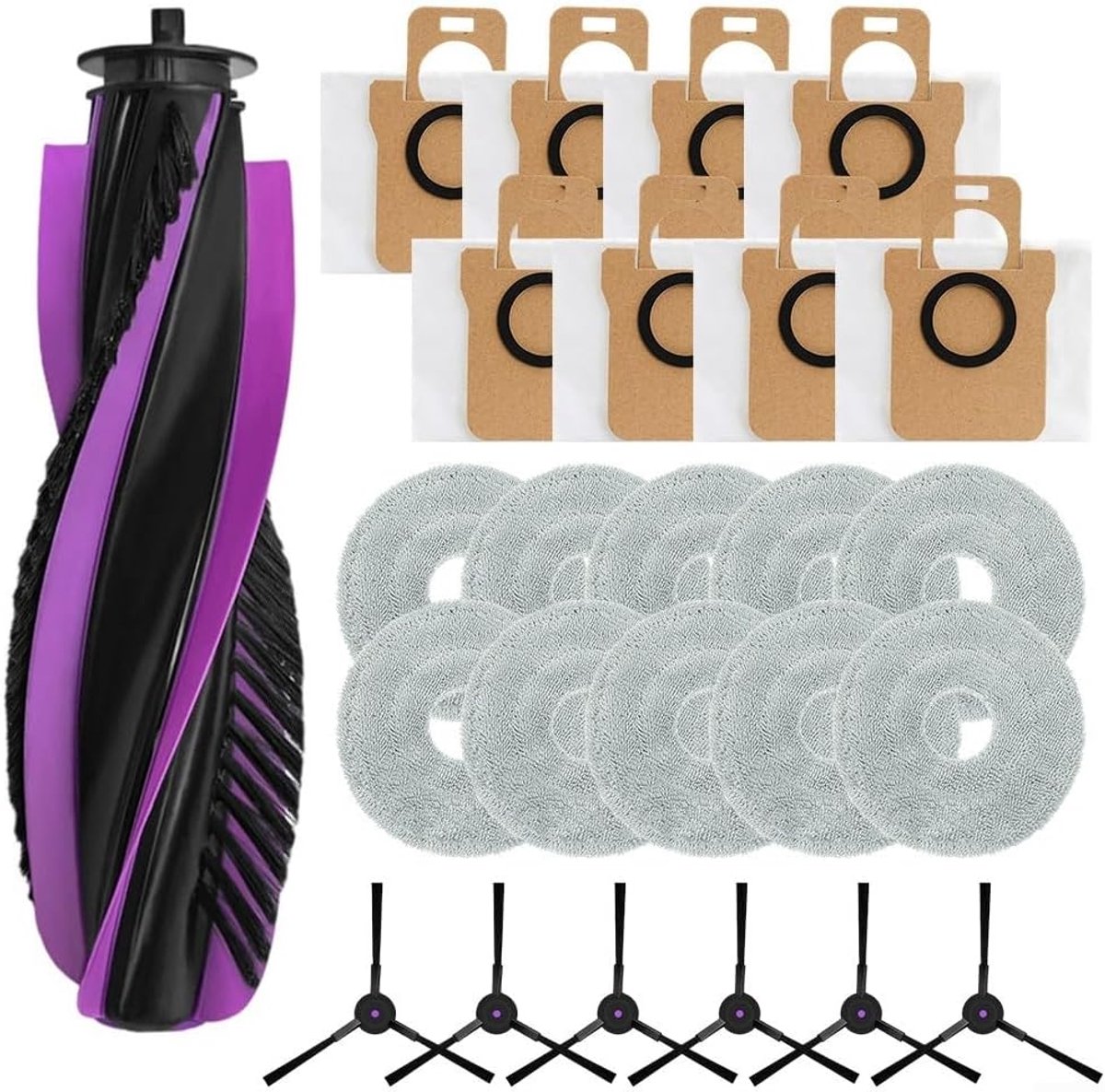 Reinigingsset Borstels - Reserve Onderdelen Set - Robot Stofzuiger - Grondige Vloerreiniging - 15 x 10 x 3 cm