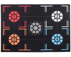 Basketbal Sportmat - Rubber - 2 mm Dik - Thuis en Kinderen - Zwart