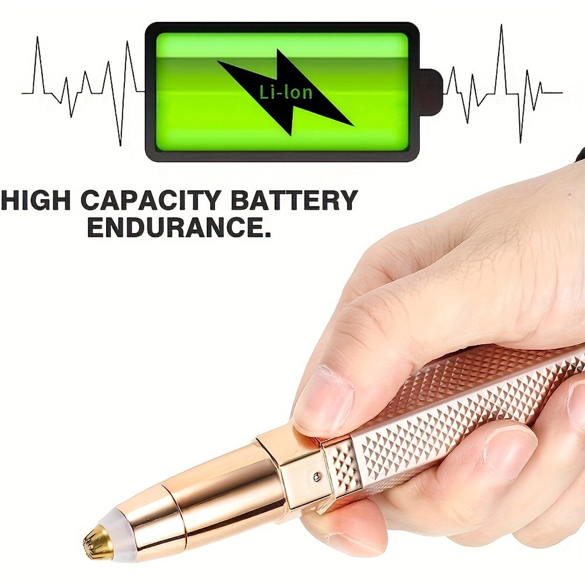 Impact Life Oplaadbaar 4-in-1 apparaat voor volledige lichaamsontharing, elektrisch gezichtsscheerapparaat voor vrouwen, met trimmers voor wenkbrauwen, neushaar en bikinilijn. thumbnail 4