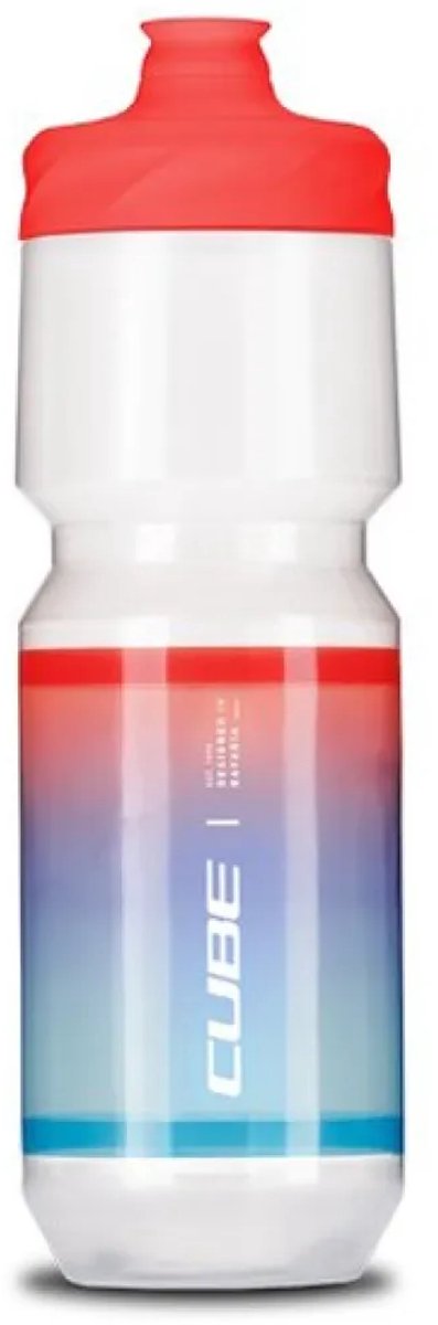 CUBE Bidon 750 TEAMLINE WHITE/BLUE/RED — afbeelding 2