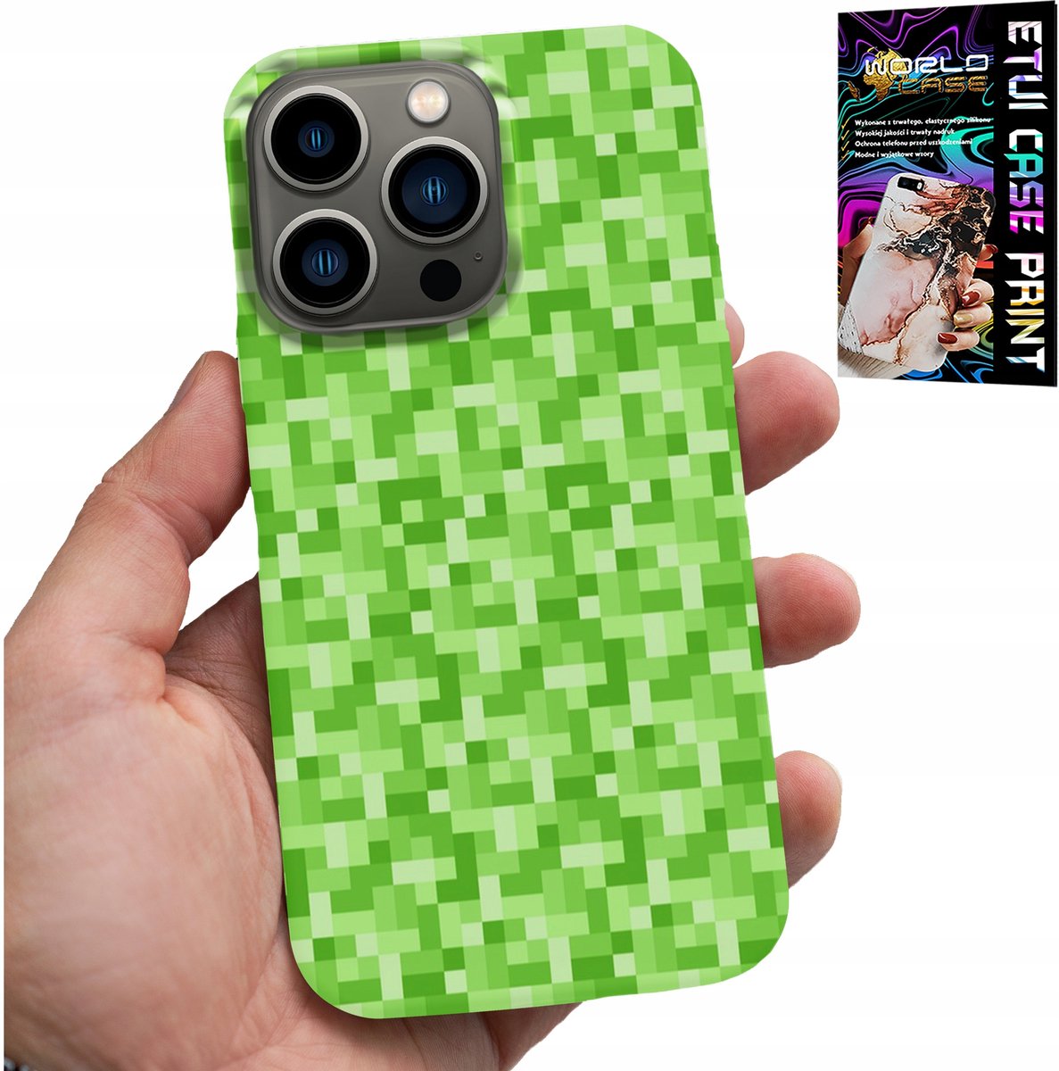 IPHONE 16 PRO MAX HOESJE - GAMEPATRONEN UIT DE GAME PIXEL PIXELS ACHTERKANT