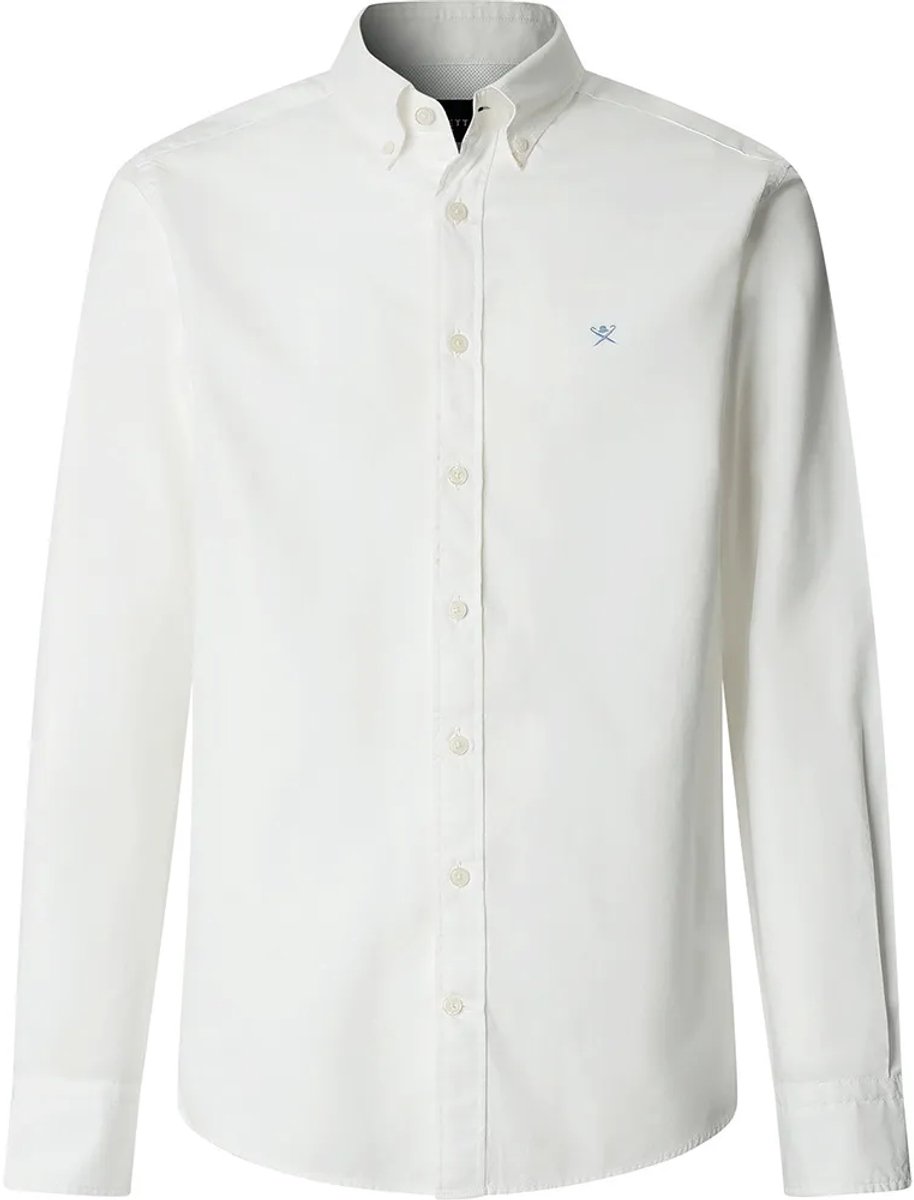Hackett Hm3010539 Overhemd Met Lange Mouwen Wit M Man