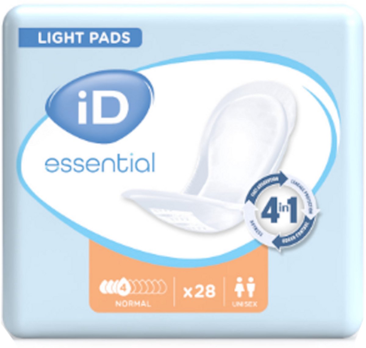 iD Essential Light Pads Normal - 1 pak van 28 stuks