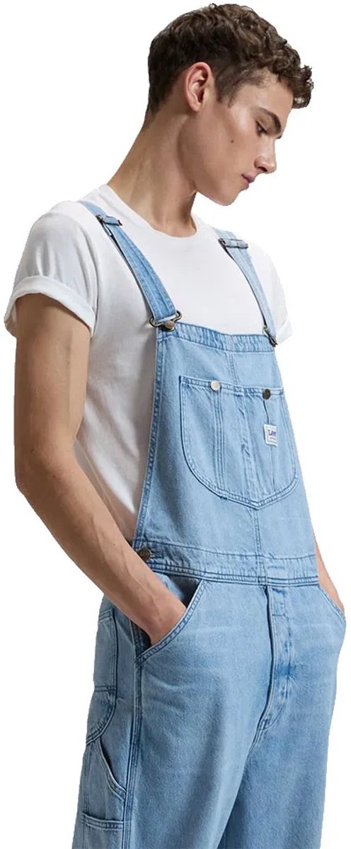 Lee 112376913 Relaxed Fit Mouwloze Overall XL Man Just Me
