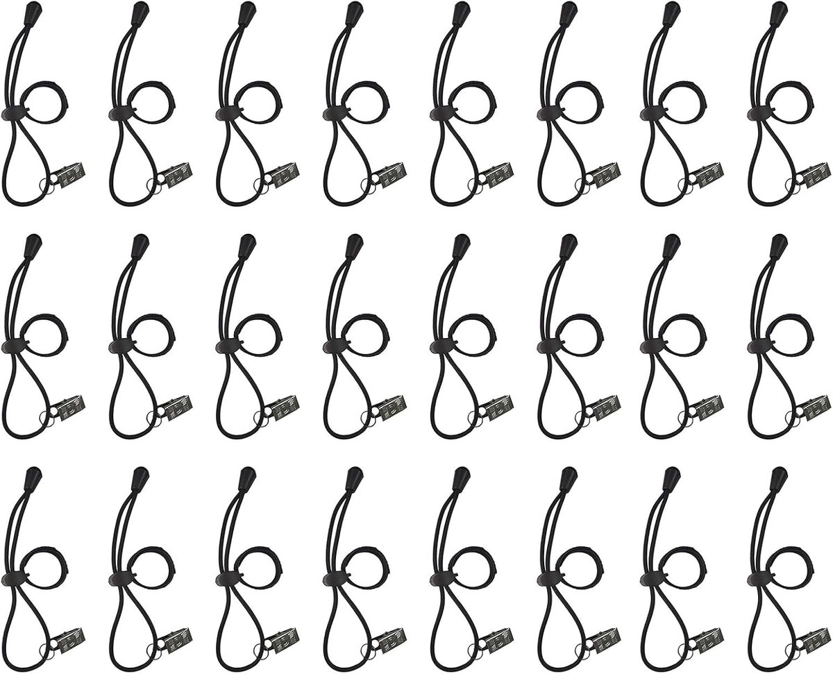 Achtergrond Clips - Klemmen Houder - Photo Studio - Kreukvrij Houden - 20 cm Lengte - Zwart