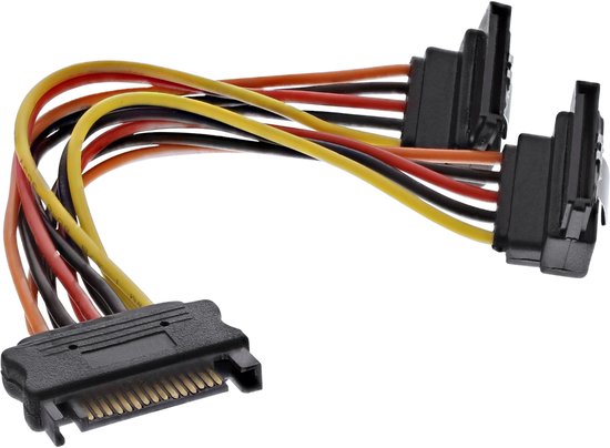 mumbi 08152 power cable Y plug 4-pole to 2-gang S-ATA - Y SATA Power