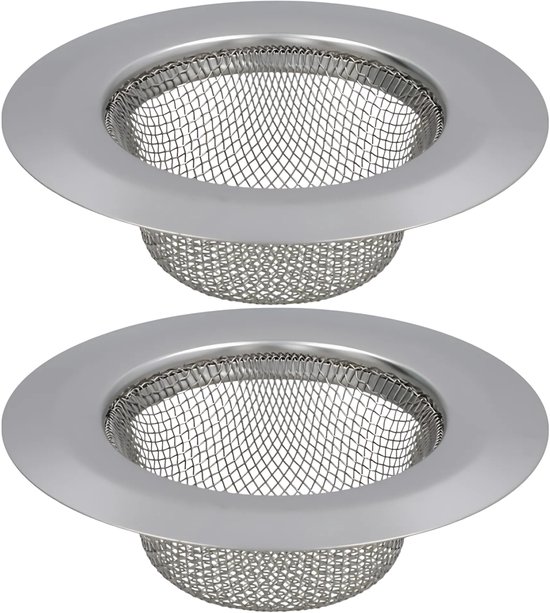 Crépine d'évier Gerimport DIA - D7 cm - argent - métal - évier - accessoires de cuisine
