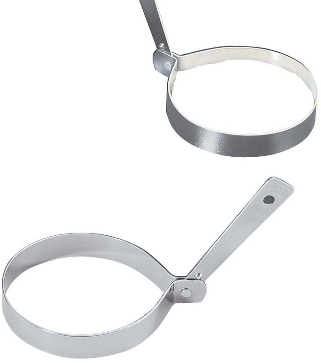 Ronde vorm - Bakvorm - Taarten bakken - Roestvrij staal - 11 cm - Zilver