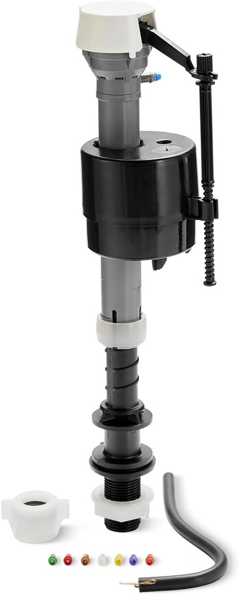 Universele Vulklep - Toilet Onderdeel - Toilet Reparatie - Verstelbare Hoogte - 33x8.9x7.6cm - Wit