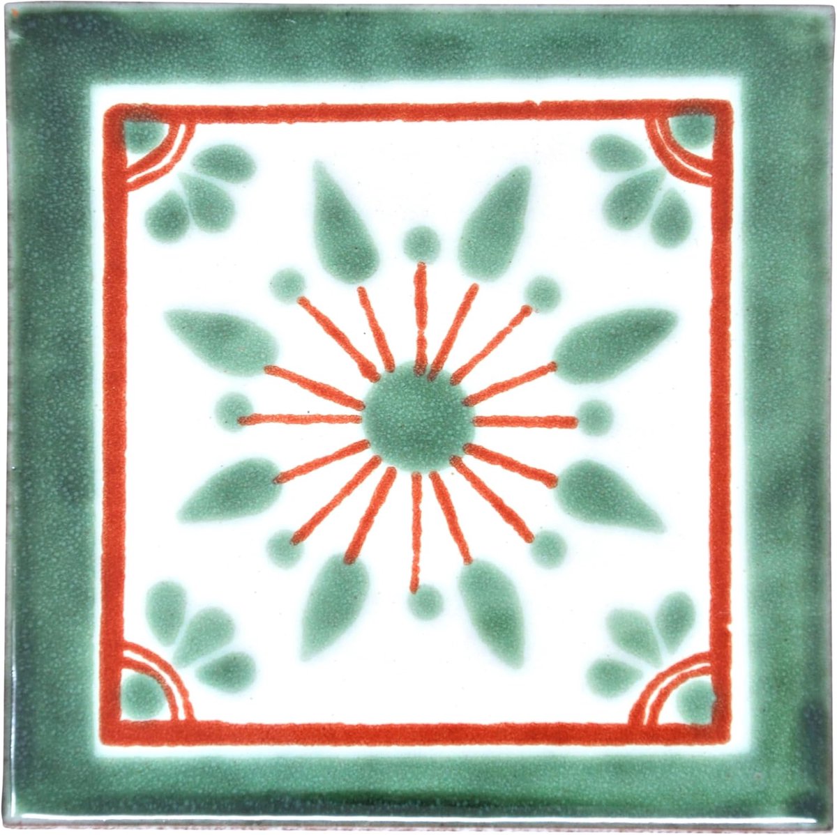 Mexicaanse Wandtegel - Handgeschilderde Decoratie - Wanddecoratie Huis - Waterbestendig Ke
