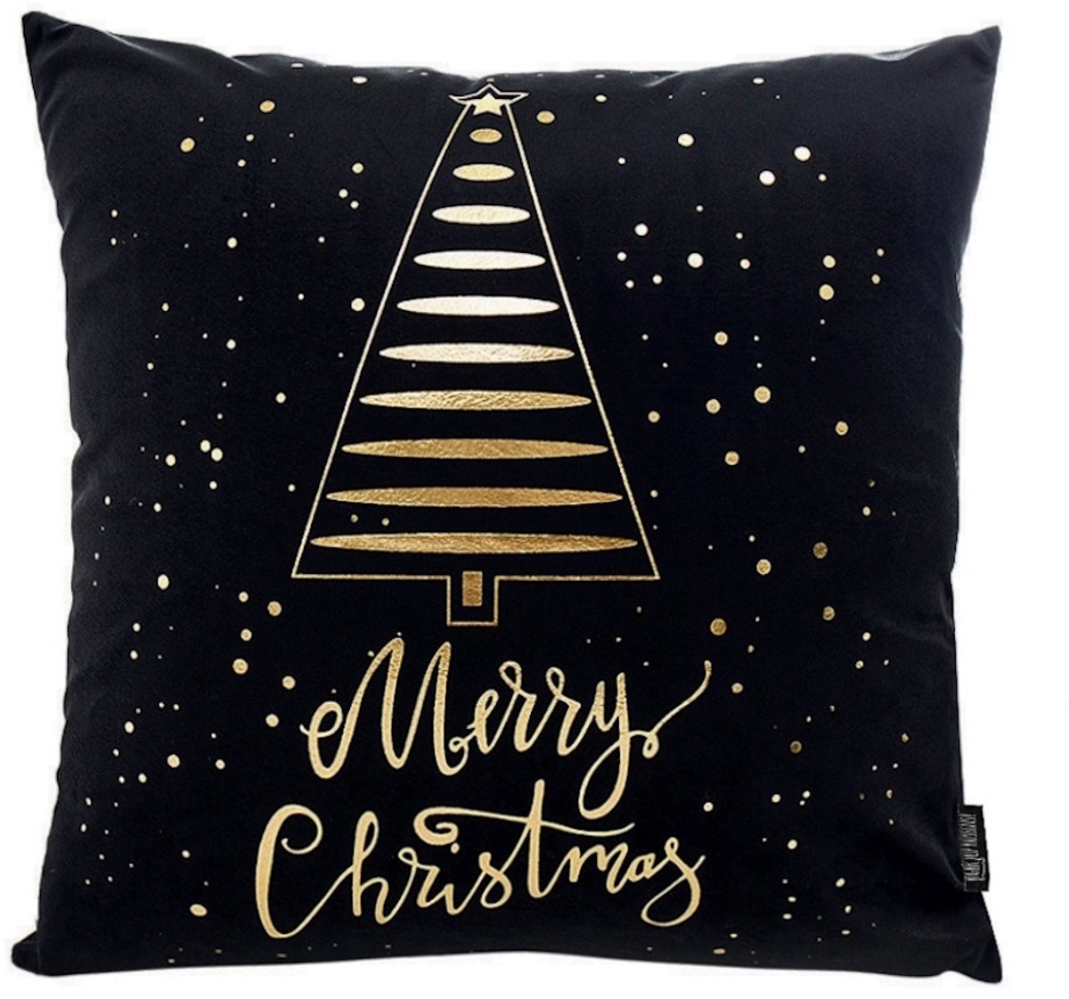 Gek op Kussens! Sierkussen Golden Tree | 45 x 45 cm | Katoen/Polyester Zwart