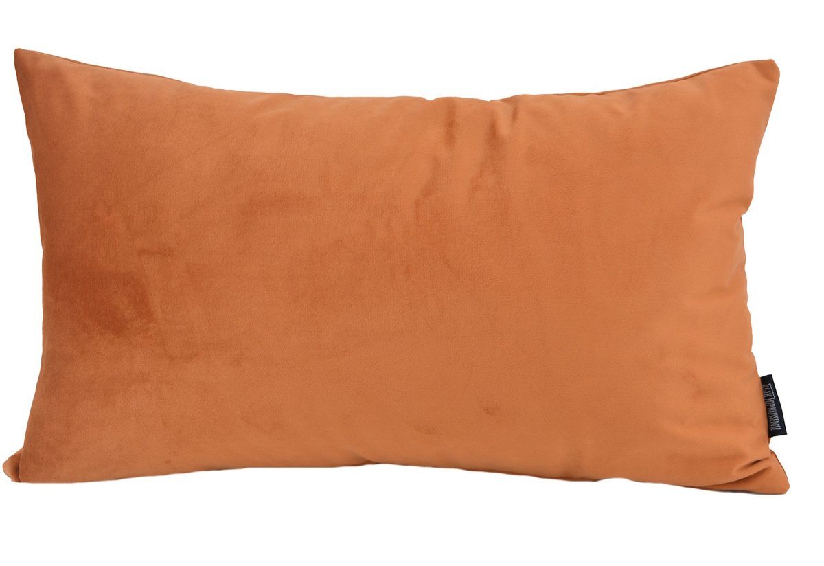 Gek op Kussens! Sierkussen Velvet Terracotta | 30 x 50 cm | Velvet/Polyester