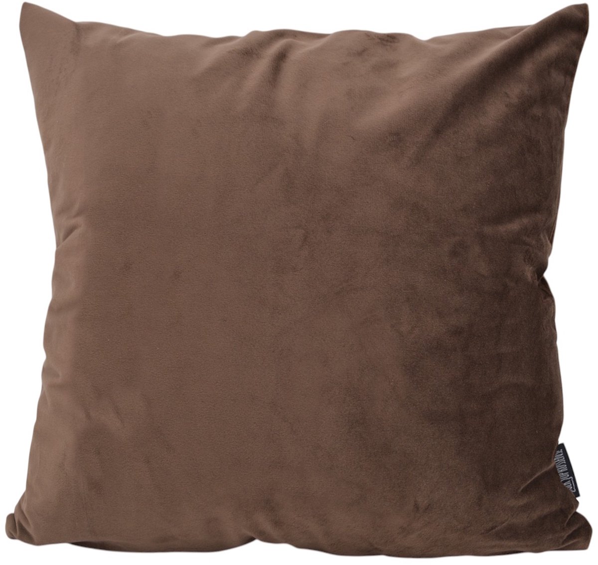 Gek op Kussens! Sierkussen Velvet Donkerbruin | 45 x 45 cm | Velvet/Polyester