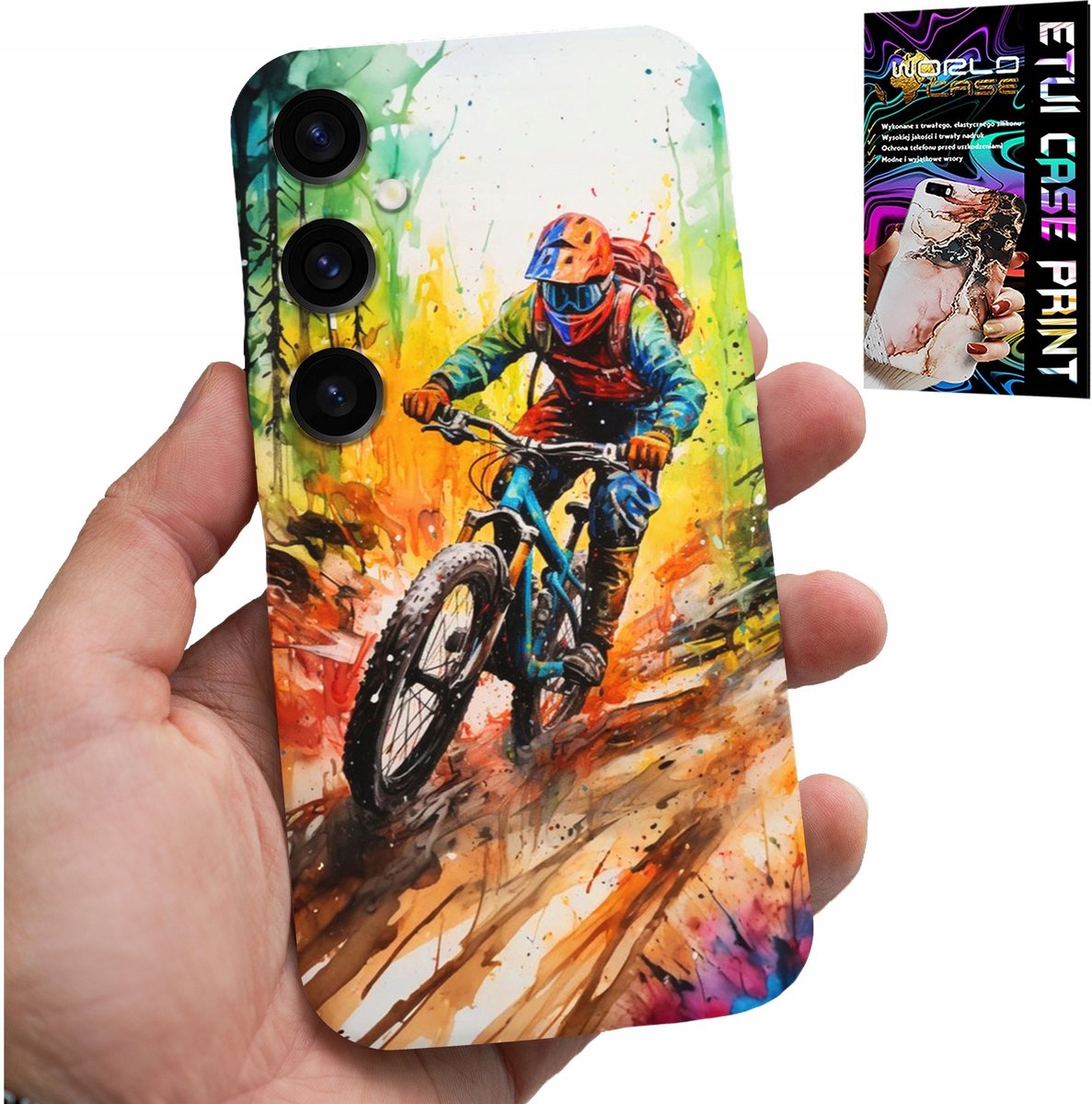 HOESJE VOOR SAMSUNG GALAXY S23 FE - MOUNTAINBIKES EXTREME EXPEDITIONS GLAS