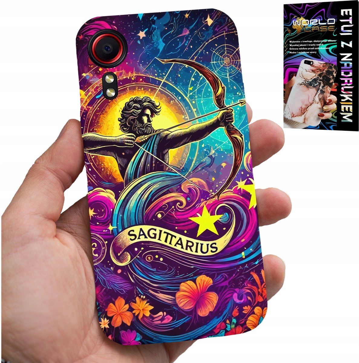 Hoesje voor Samsung Galaxy X Cover 5 - Sterrenbeeld, Boogschutter ACHTERKANT