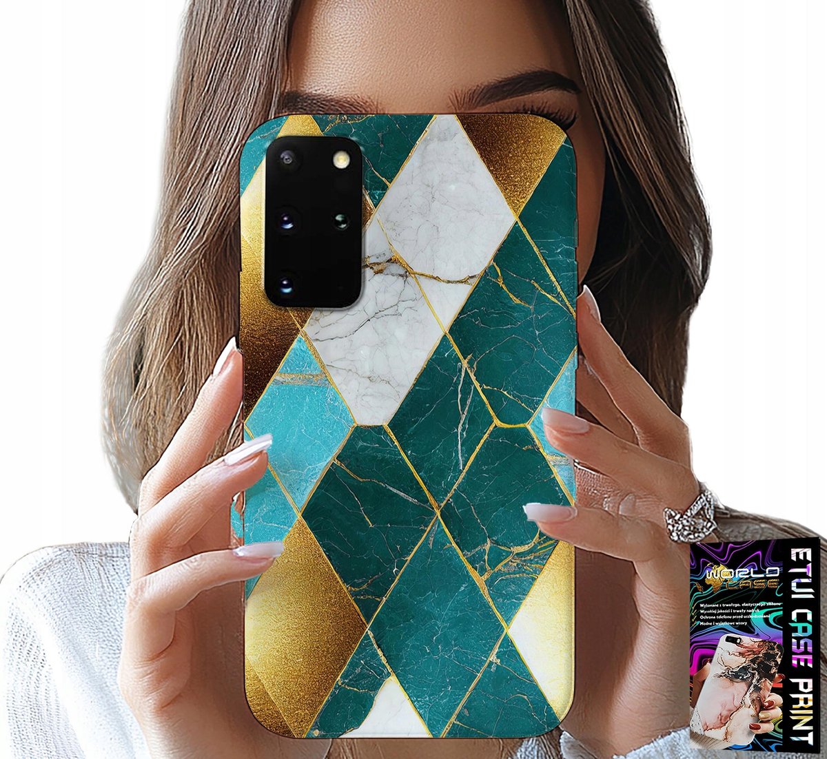 HOESJE VOOR SAMSUNG GALAXY S20 PLUS - ELEGANT EN MODIEUS PATROON + FILM