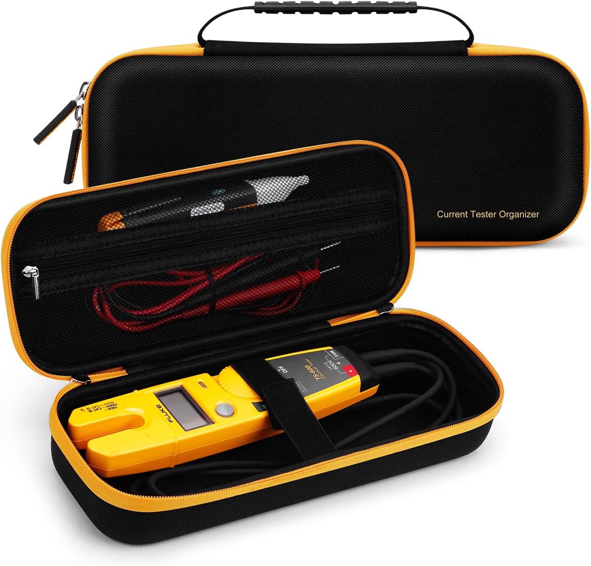 Beschermhoes - Opbergtas - Testapparatuur - Dubbele ritssluiting - 10.8 inch capaciteit - Zwart