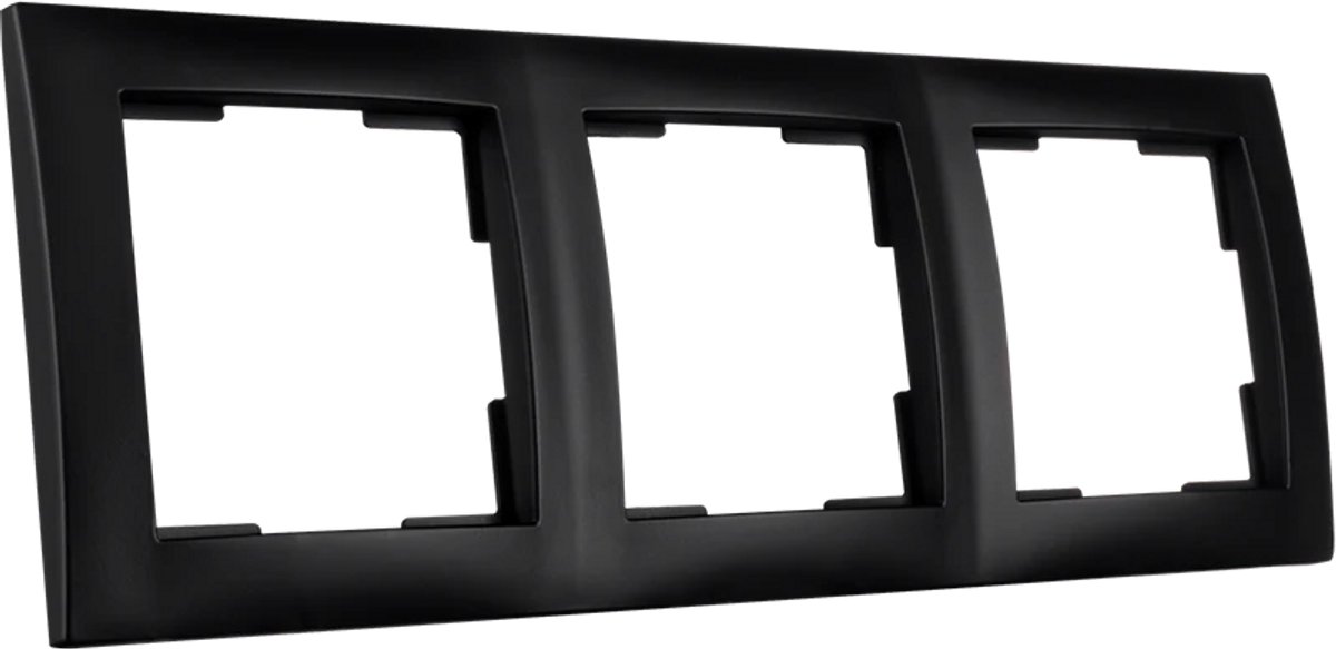 ION industries afdekraam 3-voudig - E1 mat zwart (80.302.316)