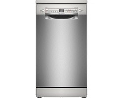 Bosch SPS2HK155E - Vrijstaande vaatwasser - 45 cm - Eco Silence Drive - Extra Droog: optie voor extra grondige droogresultaten - Geborsteld staal - Home Connect