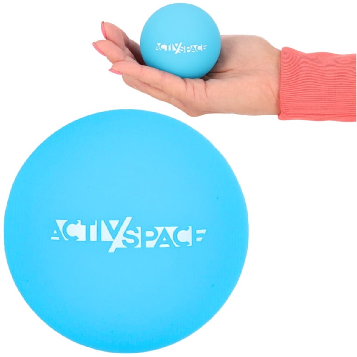 Activ Space Serie - Silicone Lacrosse Bal - Blauw - Zeer Hard